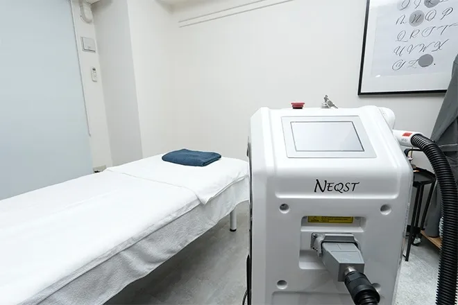 プライベート空間で施術します